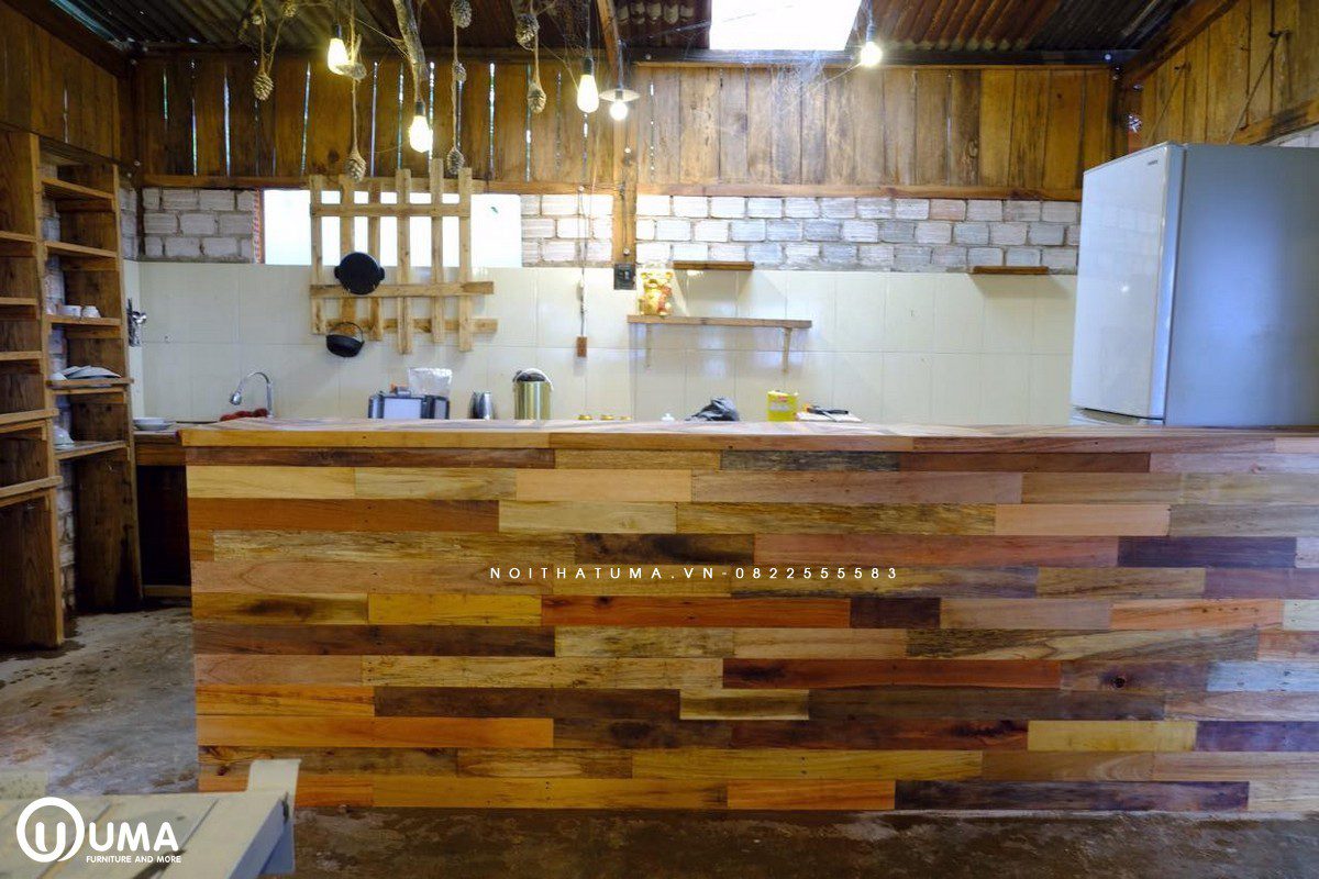 Top 150 Mẫu tủ bếp gỗ tự nhiên đẹp hiện đại nhất 2021, tủ bếp gỗ tự nhiên, gỗ Sồi Nga