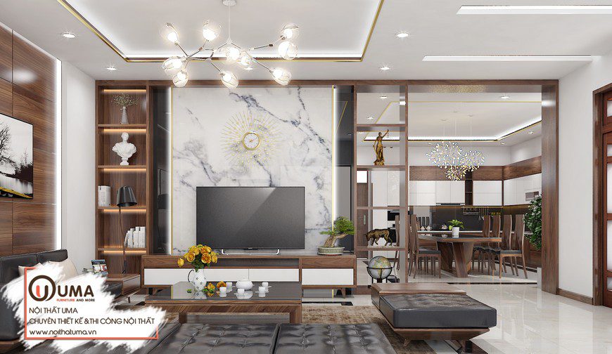 Thiết kế nội thất tại Vinhome Smart City Căn hộ anh Khang, Thiết kế nội thất tại Vinhome Smart City, Thiết Kế Nội thất Chung cư