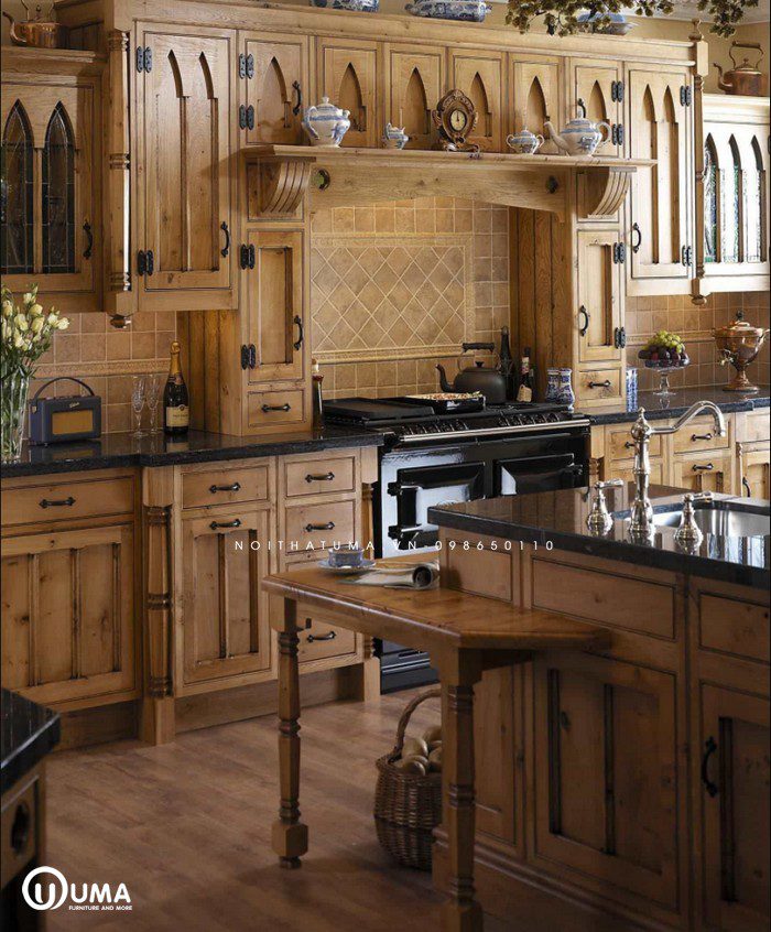 Phong cách thiết kế tủ bếp Gothic