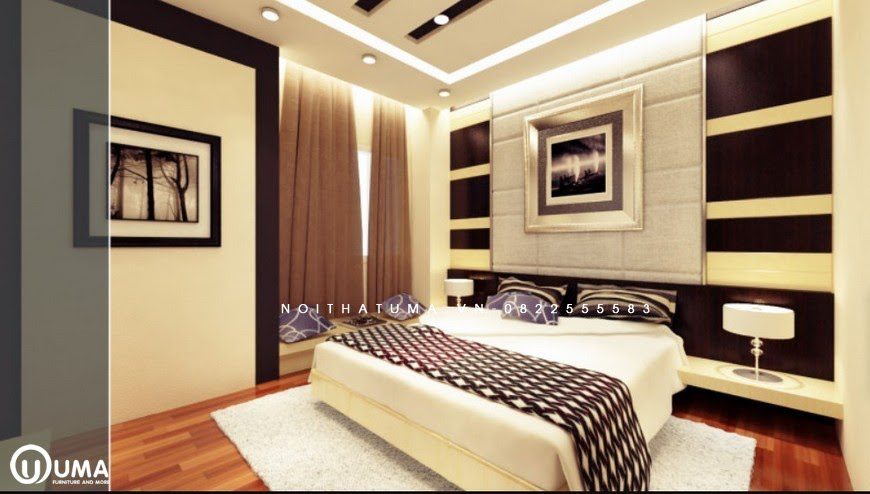 Không gian phòng ngủ với phong cách đương đại