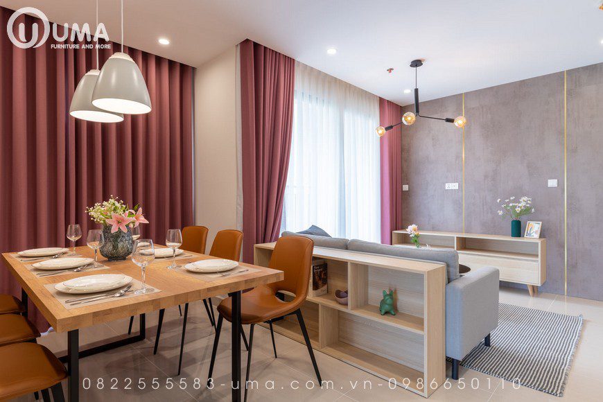 Nội thất căn hộ mẫu Vinhomes Grand Park - 2 phòng ngủ +1 - S202.0405, , Thiết Kế Nội thất Chung cư