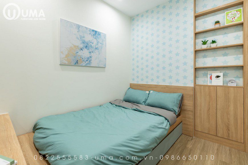 Nội thất căn hộ mẫu Vinhomes Grand Park - 2 phòng ngủ - s503.1406, , Thiết Kế Nội thất Chung cư