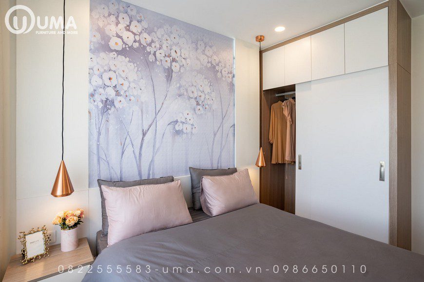 Nội thất căn hộ mẫu Vinhomes New Center Hà Tĩnh - 2 phòng ngủ, , Thiết Kế Nội thất Chung cư