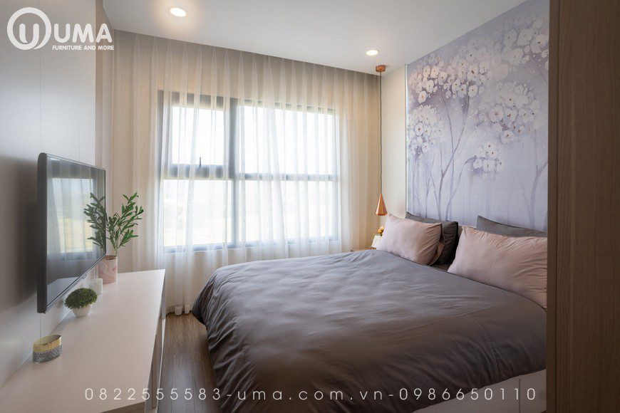 Nội thất căn hộ mẫu Vinhomes New Center Hà Tĩnh - 2 phòng ngủ, , Thiết Kế Nội thất Chung cư