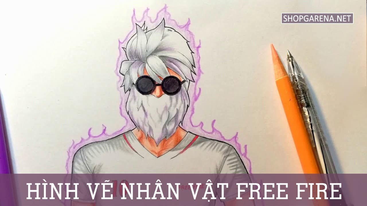 Free fire  Xem người nước ngoài họ vẽ nhân vật trong game free fire rất  giống 99  YouTube