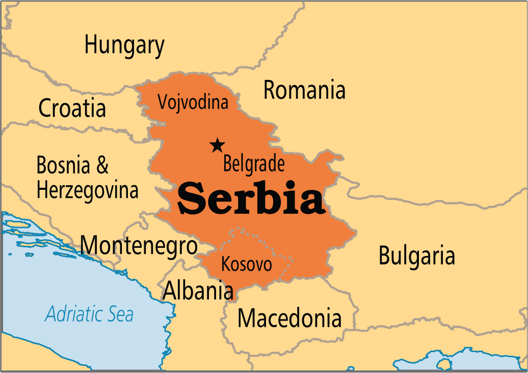 [Siêu tổng hợp] Bản đồ đất nước Serbia (Serbia Map) phóng to năm 2023, , Khám phá