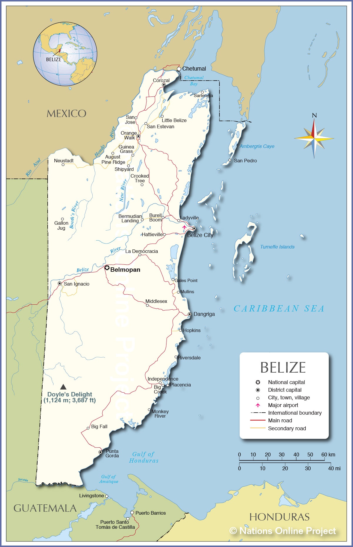 [Siêu tổng hợp] Bản đồ hành chính đất nước Belize (Belize Map) năm 2023, , Khám phá