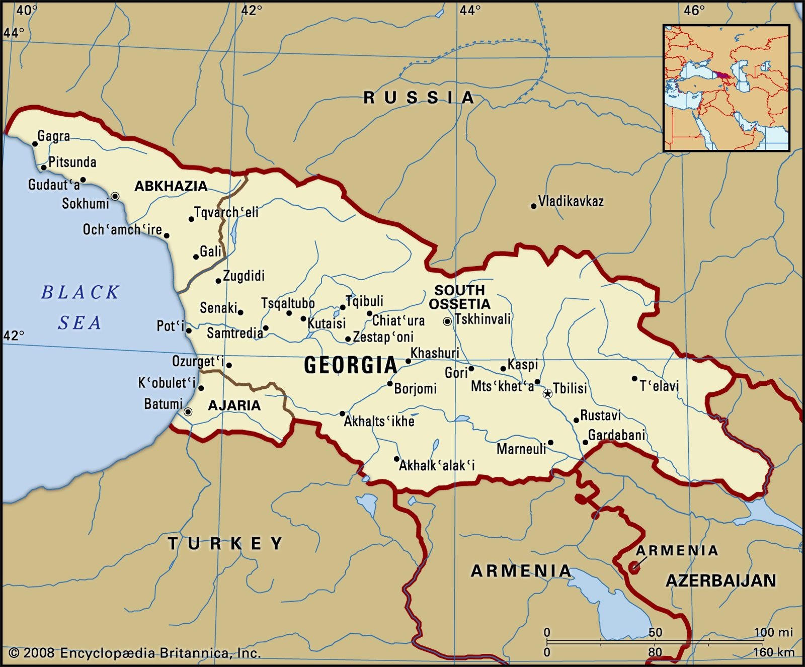 [Siêu tổng hợp] Bản đồ hành chính đất nước Gruzia (Georgia Map) phóng to năm 2023, , Khám phá