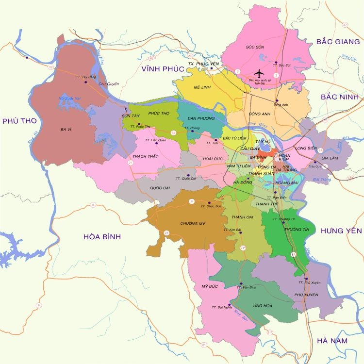 [Siêu tổng hợp] Bản đồ Hành chính Quận Hà Đông khổ lớn năm 2023, , Khám phá
