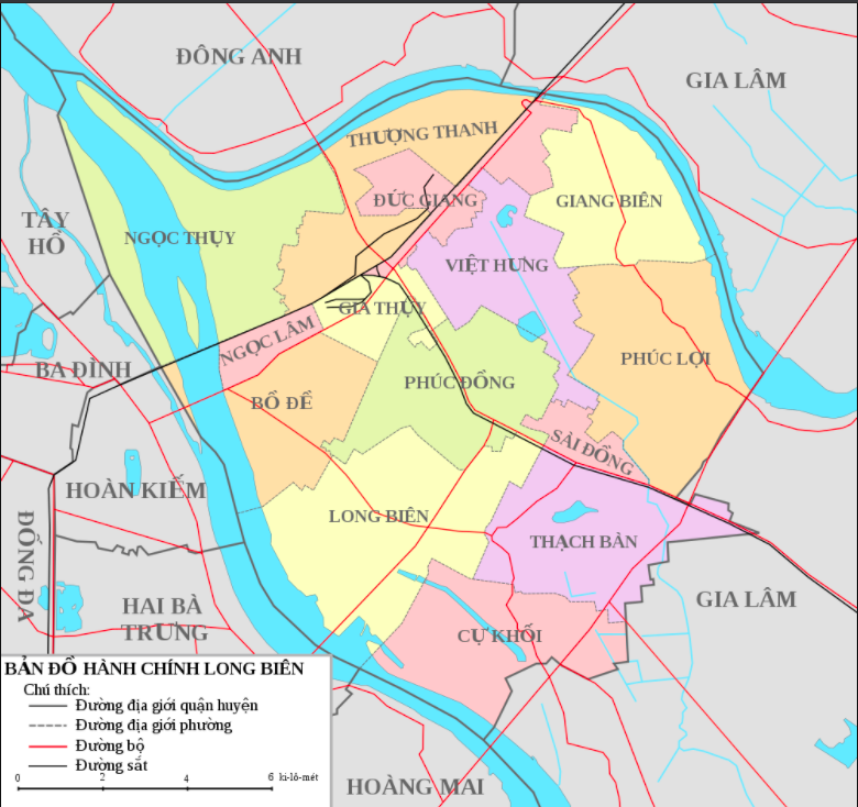 [Siêu tổng hợp] Bản đồ Hành chính Quận Long Biên khổ lớn năm 2023, , Khám phá