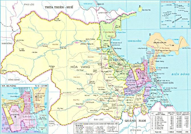[Siêu tổng hợp] Bản đồ hành chính Thành phố Đà Nẵng khổ lớn năm 2023, , Khám phá