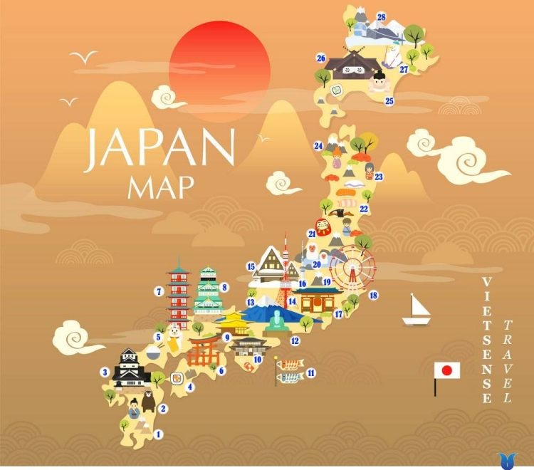 [Siêu tổng hợp] Bản đồ Nhật Bản (Japan) khổ lớn mới nhất năm 2023, , Khám phá