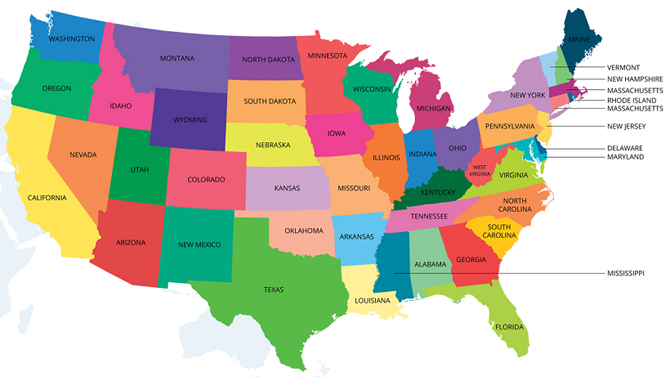 [Siêu tổng hợp] Bản đồ Nước Mỹ (Hoa Kỳ) và các tiểu bang năm 2023, , Khám phá