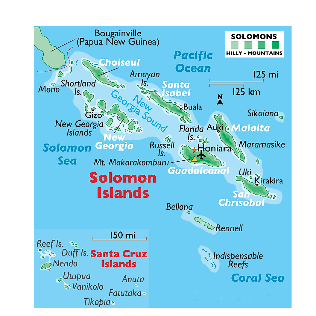 [Siêu tổng hợp] Bản đồ Quần đảo Solomon (Solomon Map) phóng to năm 2023, , Khám phá