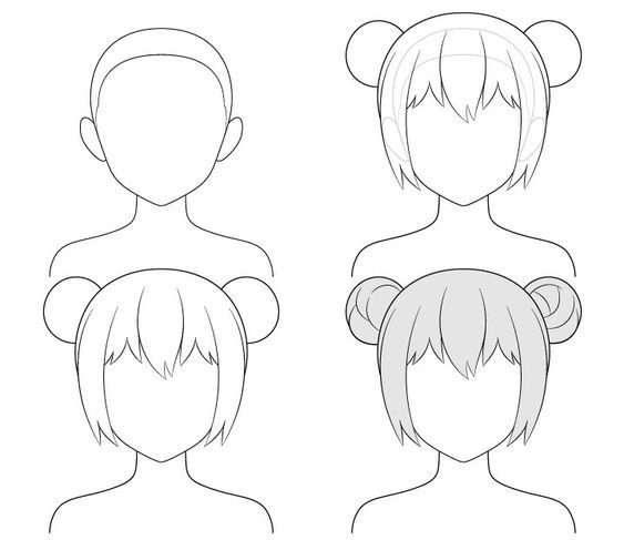 Sưu tầm: Top với hơn 19 cách vẽ tóc búi anime không thể bỏ qua, , Khám phá