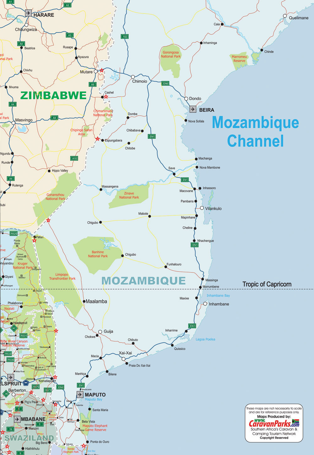 Cập nhật 2023: Bản đồ hành chính đất nước Mozambique (Mozambique Map) phóng to năm 2023, , Bản đồ