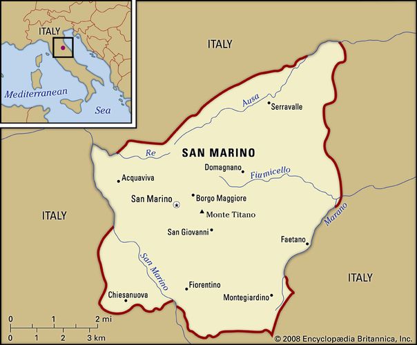 Cập nhật 2023: Bản đồ đất nước San Marino (San Marino Map) phóng to năm 2023, , Bản đồ